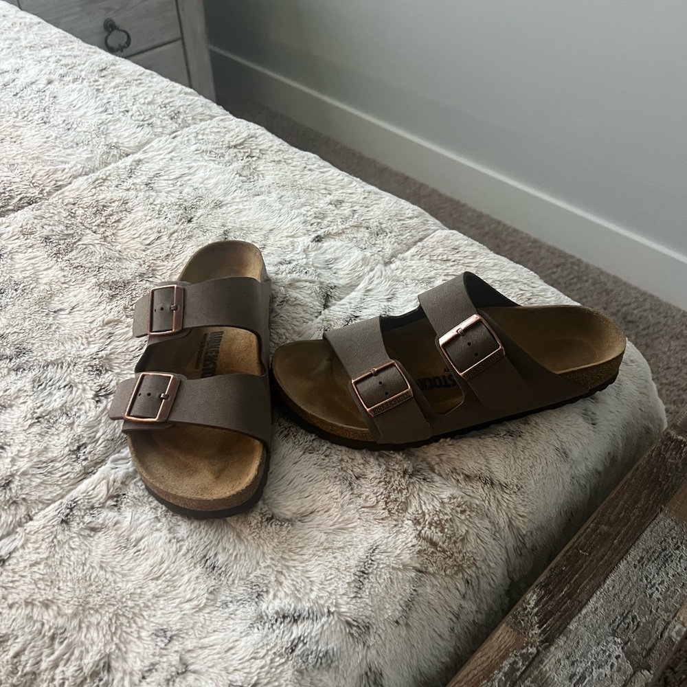 Brown Birkenstock Arizona Sandals